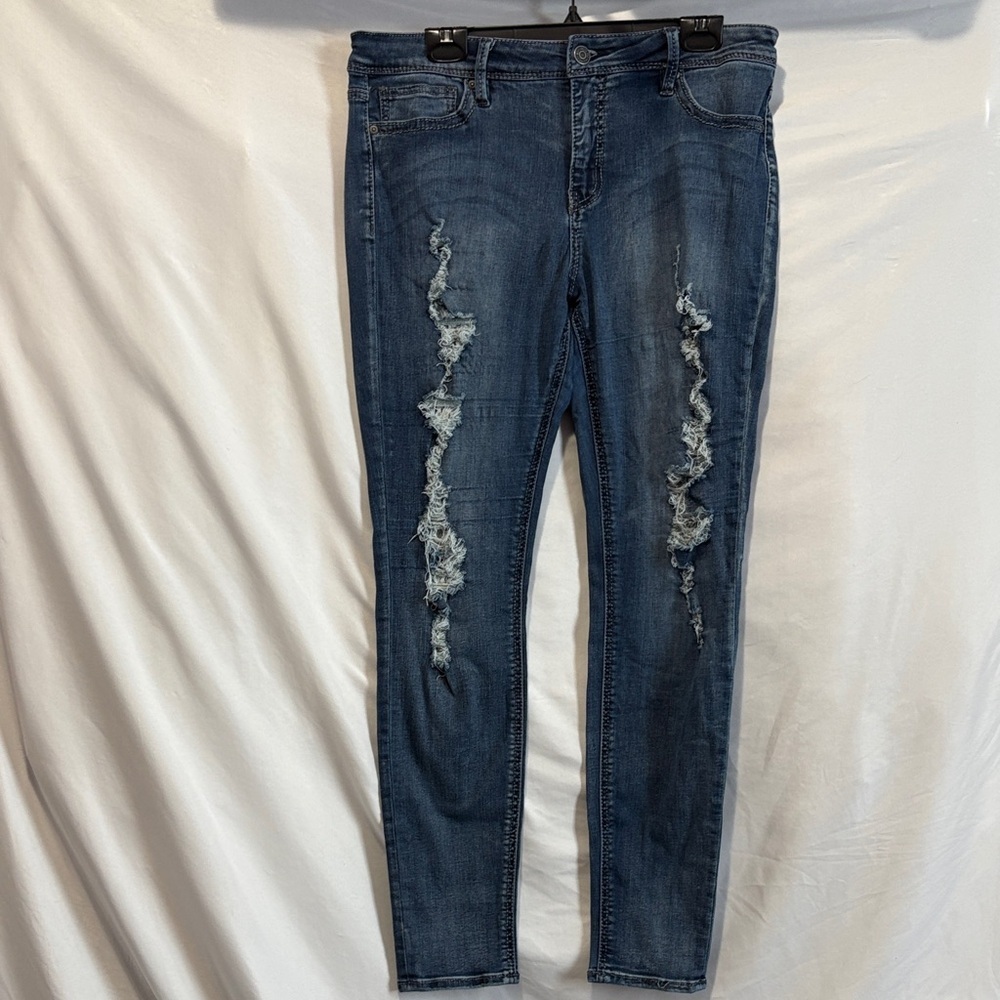 Distressed Blue Women's Jeans XL51